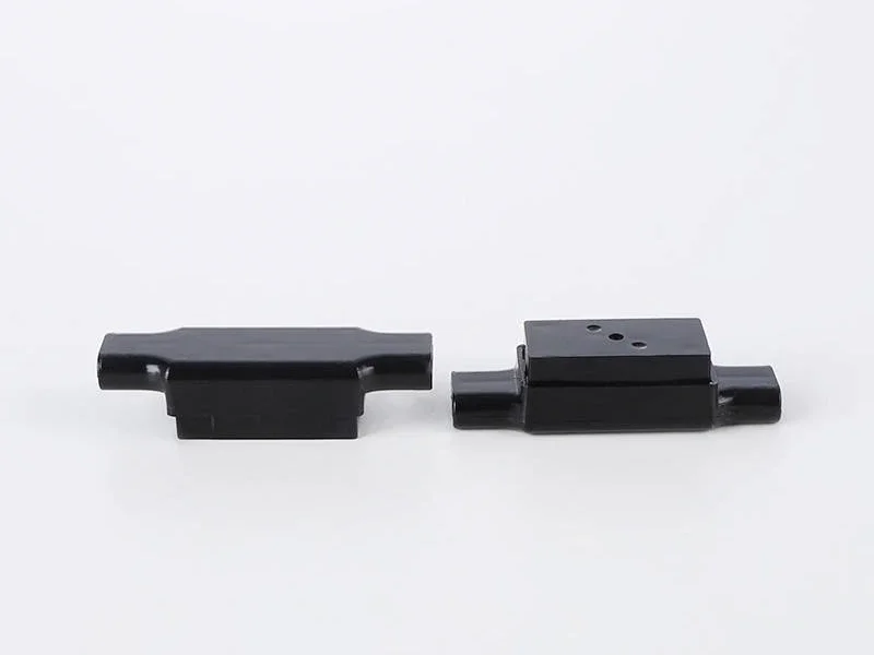 UDW2 telecom drop wire connector front and back views